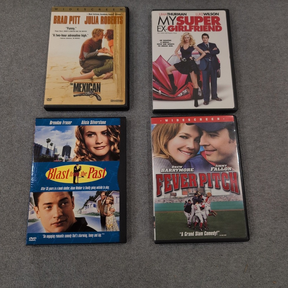 Romanic Comedy 4 DVD Bundle The Mexican My Super Ex-Girlfriend & More RomCom - Picture 1 of 1